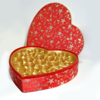 Pudełko z tworzywa sztucznego na czekoladki