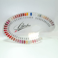 Plastikowy wzornik lakierów do paznokci